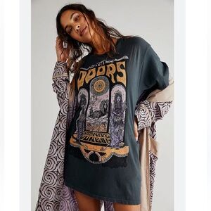 Daydreamer for Free People The Doors Tshirt Dress